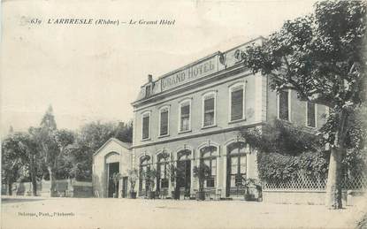 CPA FRANCE 69 "L'Arbresle, Le grand hôtel".