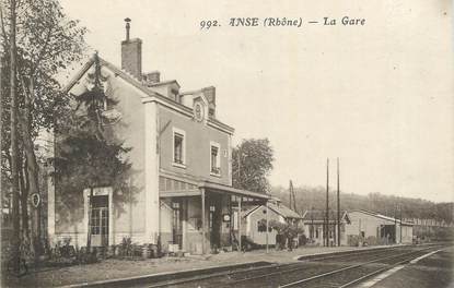 CPA FRANCE 69 "Anse, La gare".