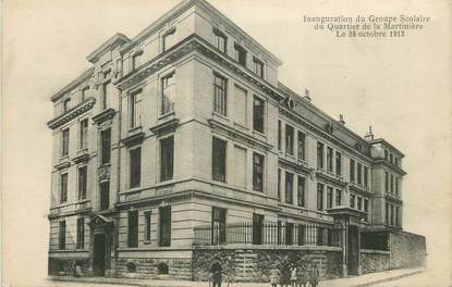 CPA FRANCE 69 "Lyon, Quartier de la Martinière, inauguration du groupe scolaire"..