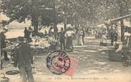 69 RhÔne CPA FRANCE 69 "Lyon, Le marché forain sur les quais".