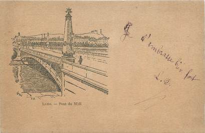 CPA FRANCE 69 "Lyon, Pont du Midi".
