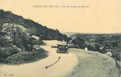 CPA FRANCE 69 "Lyon, Circuit de Lyon 1924, un des virages de Bel Air".