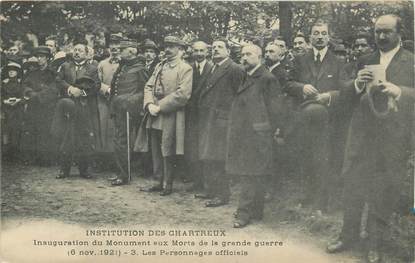 CPA FRANCE 69 "Lyon, Institution des Chartreux, inauguration du monument aux morts"./CHARTREUX