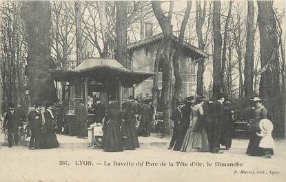 CPA FRANCE 69 "Lyon, La buvette du Parc de la Tête d'Or".