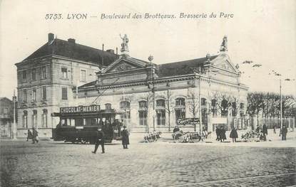 CPA FRANCE 69 "Lyon, Boulevard des Brotteaux, Brasserie du Parc".