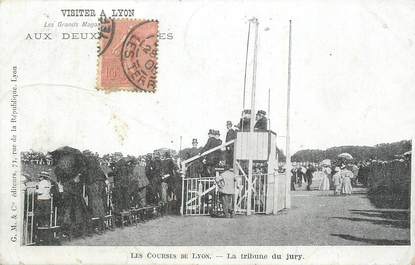 CPA FRANCE 69 "Lyon, Les courses, la tribune du jury".