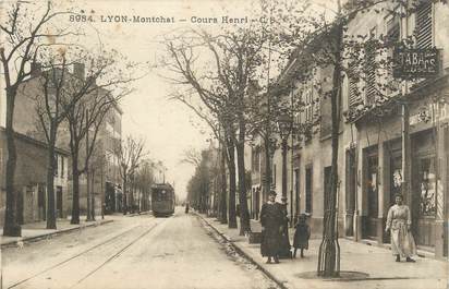 CPA FRANCE 69 "Lyon Montchat, Cours Henri". / QUARTIER DE LYON