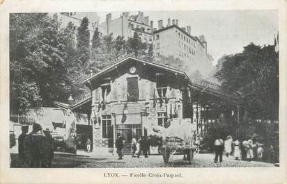 CPA FRANCE 69 "Lyon, Ficelle Croix Paquet ". /QUARTIER DE LYON
