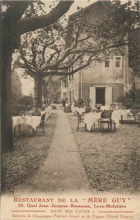 CPA FRANCE 69 "Lyon, Mulatière, Le restaurant de la Mère Guy". / QUARTIER DE LYON