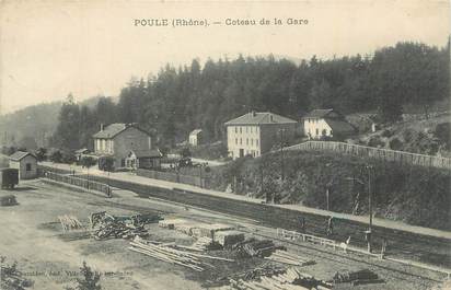 CPA FRANCE 69 "Poule, Côteau de la gare".
