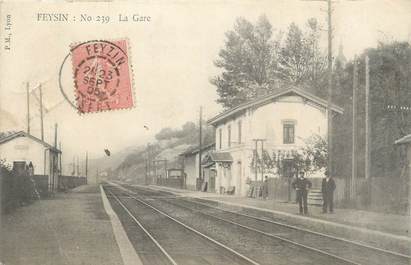 CPA FRANCE 69 "Feyzin, La gare".