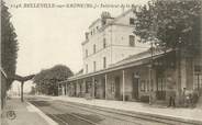 69 RhÔne CPA FRANCE 69 "Belleville sur Saône, Intérieur de la gare".