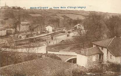 CPA FRANCE 69 "Le Bois d'Oingt, Gare bois d'Oingt Légny".