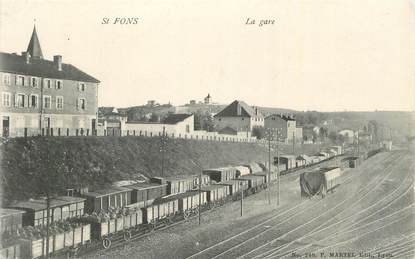 CPA FRANCE 69 "St Fons, La gare".