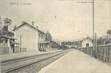 CPA FRANCE 69 "Poule, La gare".