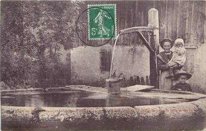 CPA FRANCE 73 "Aillon le Jeune, Fontaine en pierres".