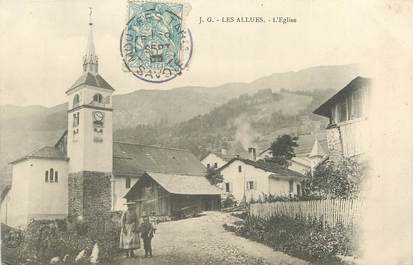 CPA FRANCE 73 "Les Allues, L'église".