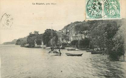 CPA  FRANCE 33 "Le Rigalet près de Blaye"