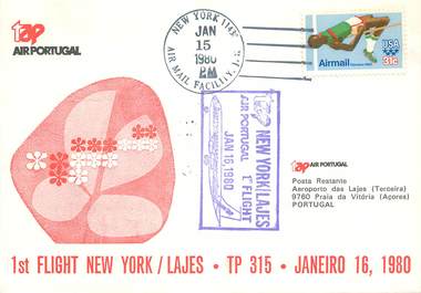 LETTRE 1 ER VOL / USA "New York / Bahamas, 10 octobre 1971"