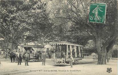 CPA FRANCE 73 "Aix les Bains, L'Avenue du grand port".