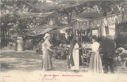 CPA FRANCE 73 "Aix les Bains, Marché aux fleurs".