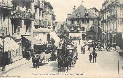 CPA FRANCE 73 "Aix les Bains, Place Carnot".