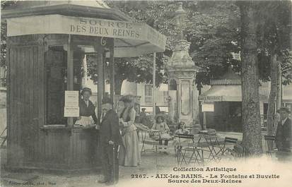 CPA FRANCE 73 "Aix les Bains, La fontaine et buvette de la Sources des deux Reines".