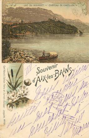 CPA FRANCE 73 "Aix les Bains, Lac du Bourget, Château de Chatillon".