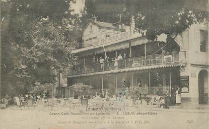 CPA  FRANCE 33 "Lormont, grand café restaurant ,Pr. J. Lassus"