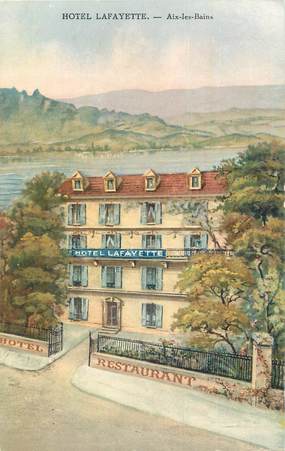 CPA FRANCE 73 "Aix les Bains, Hôtel Lafayette".