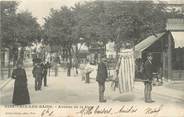 73 Savoie CPA FRANCE 73 "Aix les Bains, Avenue de la gare". / LA CHAISE A PORTEURS