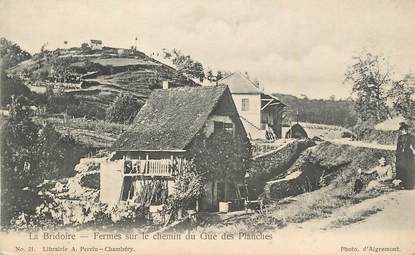 CPA FRANCE 73 "La Bridoire, Fermes sur le chemin du Gué des planches".