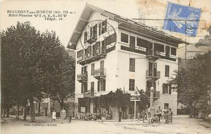 CPA FRANCE 73 "Beaufort sur Doron, Hôtel pension Viallet".