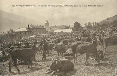 CPA FRANCE 73 "Bourg St Maurice, La foire".