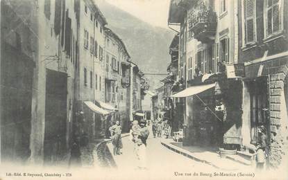 CPA FRANCE 73 "Bourg St Maurice, Une rue".