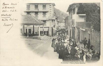 CPA FRANCE 73 "Bourg St Maurice, La procession".