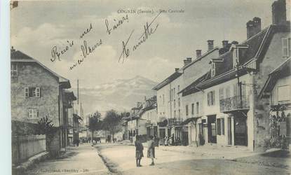 CPA FRANCE 73 "Cognin, Rue Centrale".