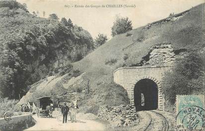 CPA FRANCE 73 " Chailles, Entrée des gorges".