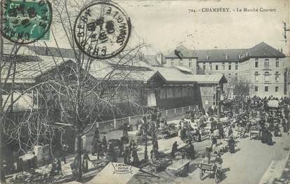 CPA FRANCE 73 "Chambéry, Le marché couvert".