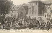 73 Savoie CPA FRANCE 73 "Chambéry, Le marché aux légumes et lycée".