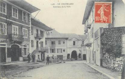 CPA FRANCE 73 "Le Chatelard, Intérieur de la ville".