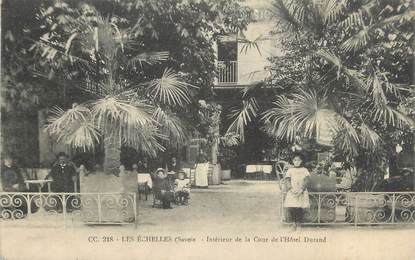 CPA FRANCE 73 "Les Echelles, Intérieur de la cour de l'Hôtel Durand".