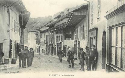 CPA FRANCE 73 " Flumet, La grande rue".