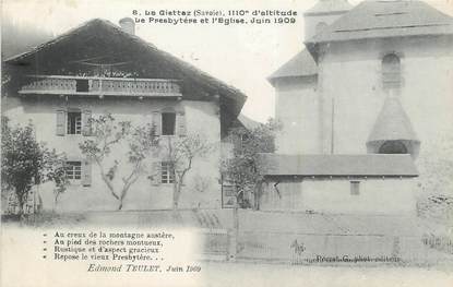 CPA FRANCE 73 " La Gietaz, Le presbytère et l'église".