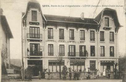 CPA FRANCE 73 " Lépin, Hôtel châlet du Lac".