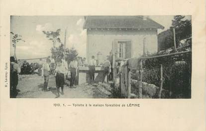 CPA FRANCE 73 " Lépine, Toilette à la maison forestière".