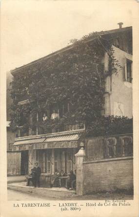 CPA FRANCE 73 " Landry, Hôtel du Col du Palais".