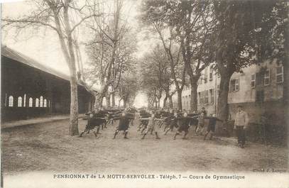 CPA FRANCE 73 " La Motte Servolex, Le pensionnat, Cours de gymnastique".