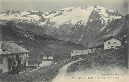 CPA FRANCE 73 " Les Mottets, L'aiguille des glaciers".