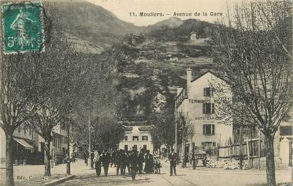 CPA FRANCE 73 "Moutiers, Avenue de la gare".